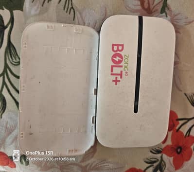 zong 4g Bolt plus / Unlocked