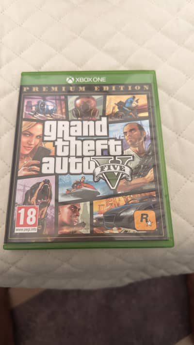 GTA 5 premium edition CD disc
