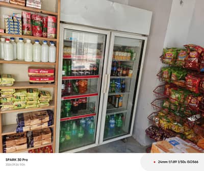 commercial double door chiller