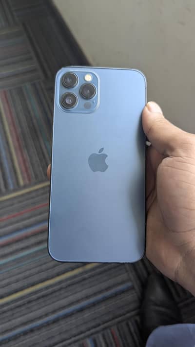 PTA APPROVED Apple iPhone 12 Pro Max 128gb Blue tgs 11 13 14 15 16 pro