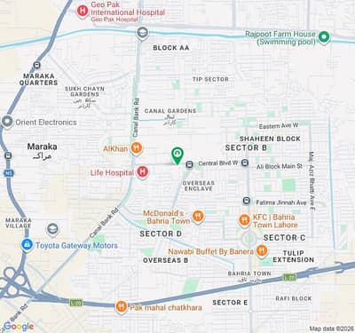 15.5 Kanal Main Canal Road Executive Bock , Opposite Malik Riyaz Farm House