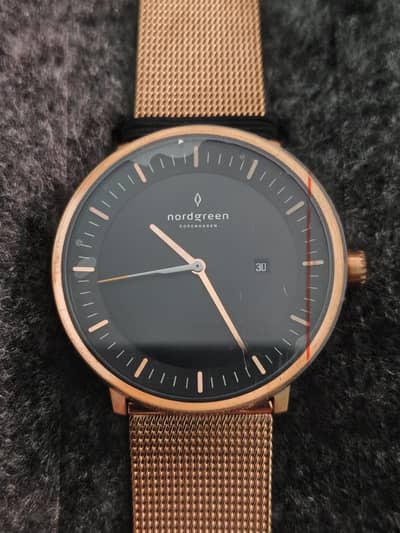 Nordgreen Women's Philosopher 36mm Rose Gold Mesh Watch