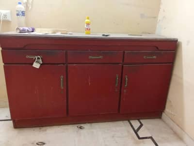 iron stand - single bed - side board - dining table