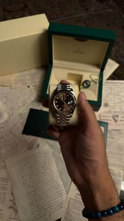 Rolex Datejust ref:126331-0004 Chocolatdiamond dial  41mm
