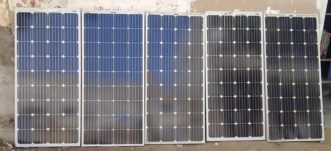 150W used solar panel available for sale in working condition