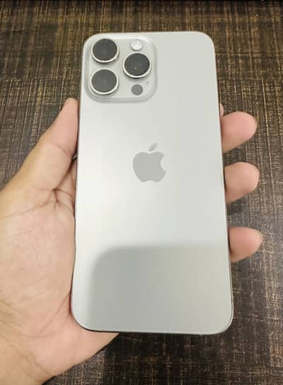Apple iPhone 15 Pro Max- PTA Approved- 256 GB- Natural-Only Phone.