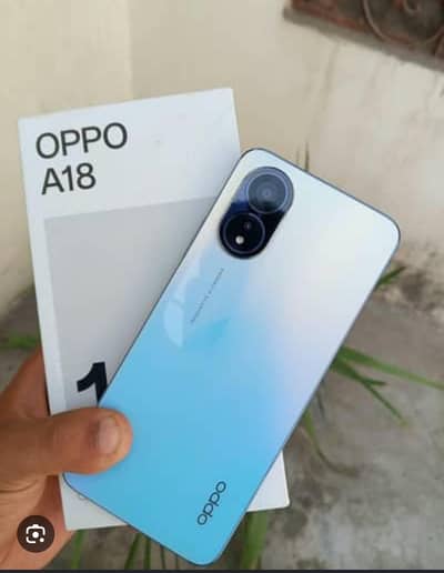 OPPO A18 Full Box Not Rapier not Open 4+4/64 GB Full Ok Orginal