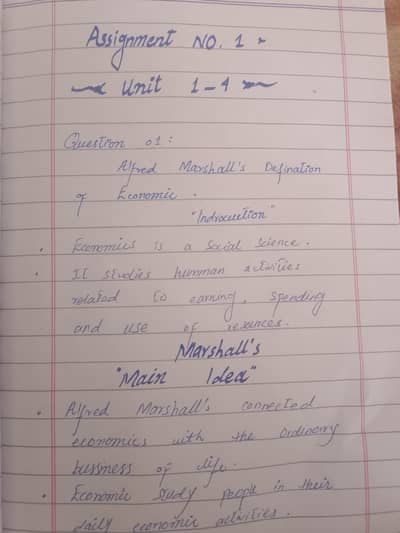 AIOU Handwritten Assignments & Lesson Plans Available
