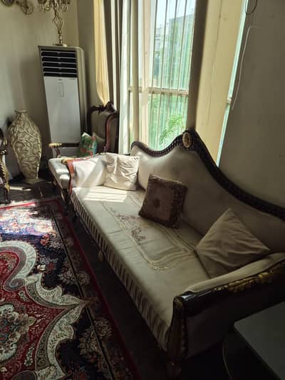 solid sheesham wood sofa set