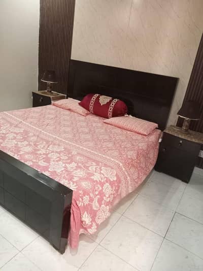 King Size Bed with Side Tables and Mattress