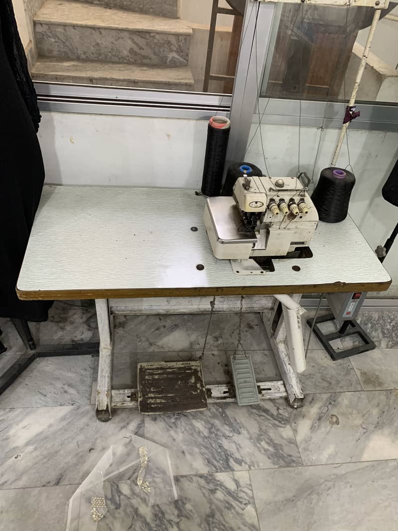 Overlock thread machine 4
