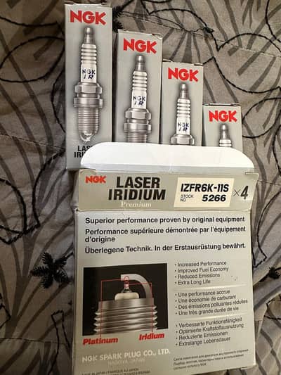 NGK Laser iridium spark plugs