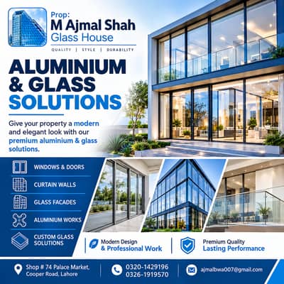 Aluminium & Glass Works | Windows, Doors, Office Glass Partitions