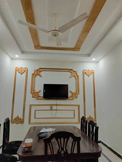 Upper portion Fully Furnished Available For rent near Markaz