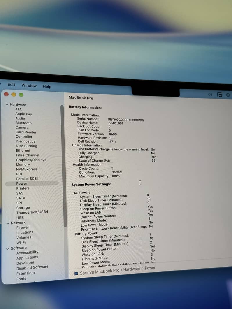 Macbook pro 14” 32/1TB 4