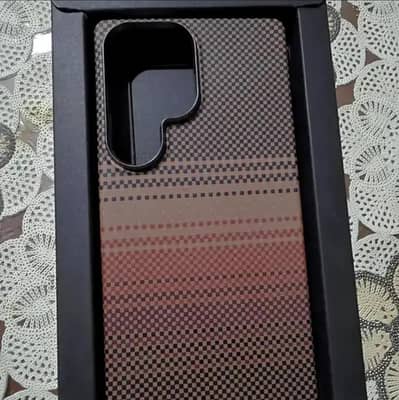 S25 Ultra carbon fiber Meg safe case