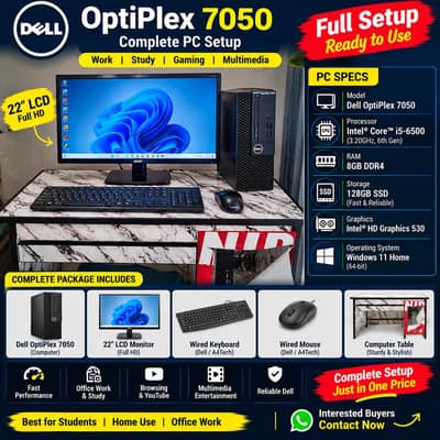 Dell OptiPlex 7050 Complete PC Setup