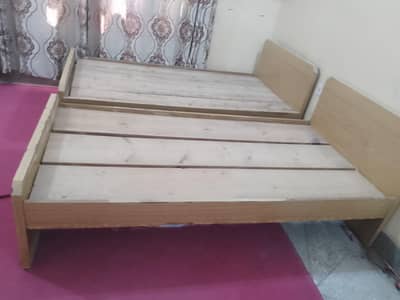 urgent Sale two single beds