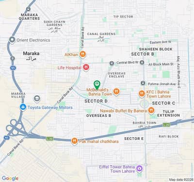 Coner 8 Marla Hot Location Plot For Sale Aa Block Main Entrance Bahria Town Lahore