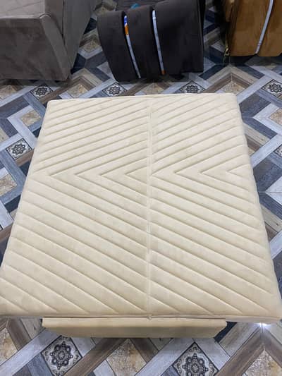 Baby Sofa Cum Bed | V-Design | Velvet Fabric