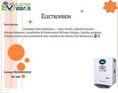 Electro Vision - Empowering Sustainable & Smart Energy Solutions