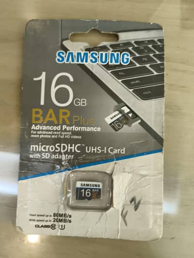 16Gb Memory Card Samsung Just 1000 (03218876152)