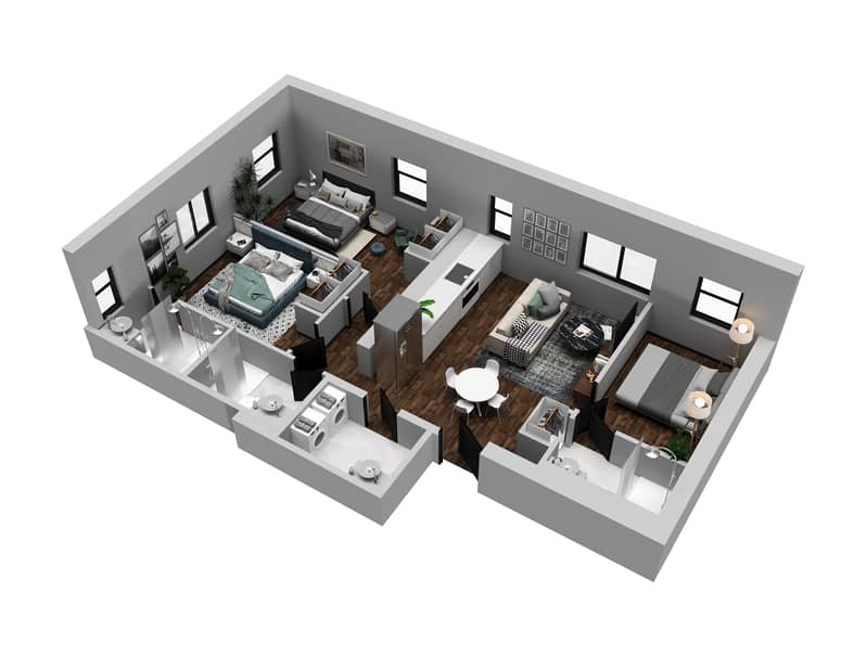 House & Villa 3D Design | Front Elevation | Photorealistic Render 11