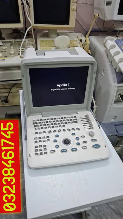 used china Apollo 7 ultrasound machine like new condition