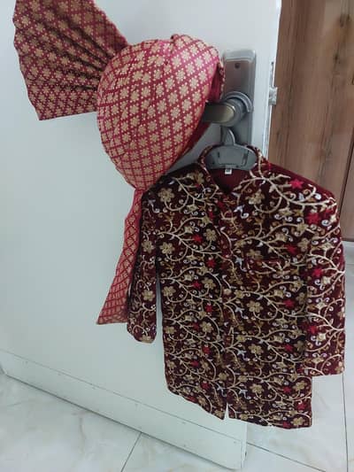 Sherwani with Kullah