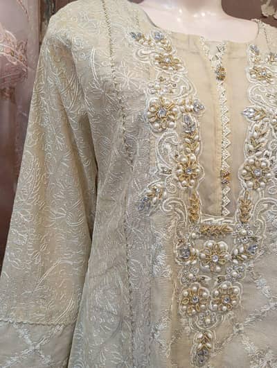 5 peice FROCK Fancy Golden