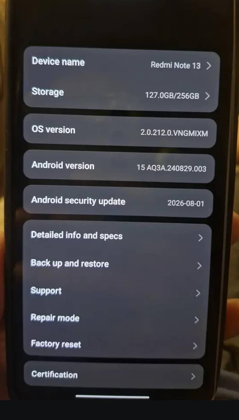 Xiaomi Redmi Note 13 6