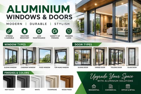 Aluminum & PVC Doors + Windows