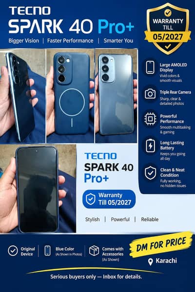 Tecno Spark 40 Pro Plus 8/256GB