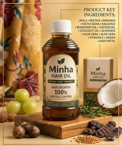 Hair Fall Control Oil - 3 Weeks Challenge (100% Natural)