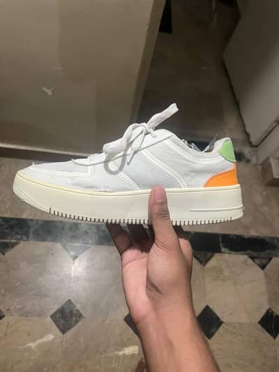 White imported shoes