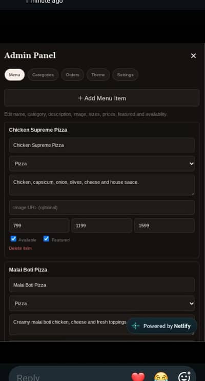 make a ai website