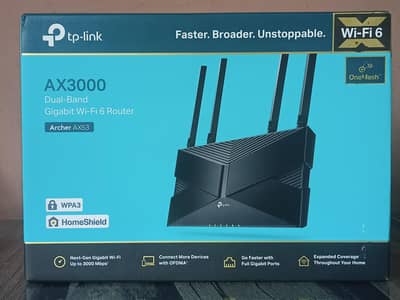 TP-Link Archer AX53 AX3000 WiFi 6 Router with Box - 10/10 Condition