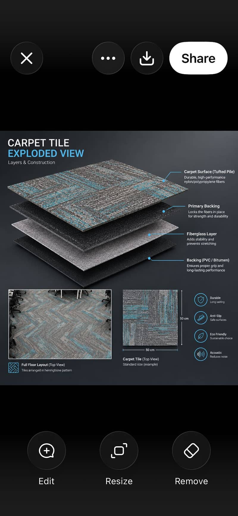 Carpet tile 1