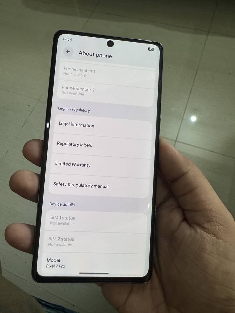 Google Pixel 7 Pro 8