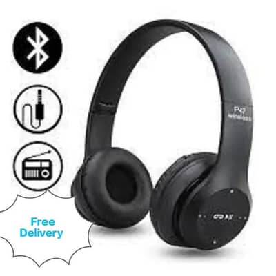 New P47 wireless Headphones Foldable