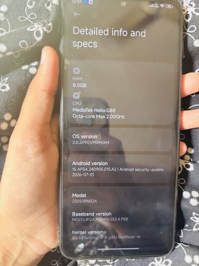 Xiaomi Redmi 12 8GB RAM 128GB-pta approved