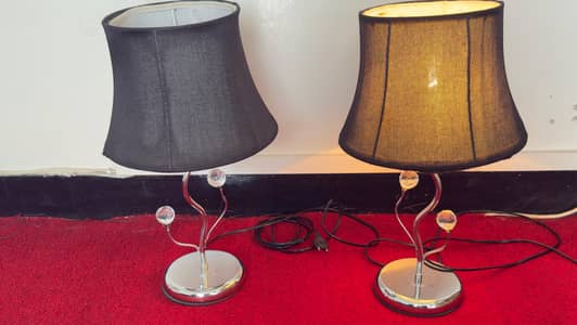 Pair of touch lamps