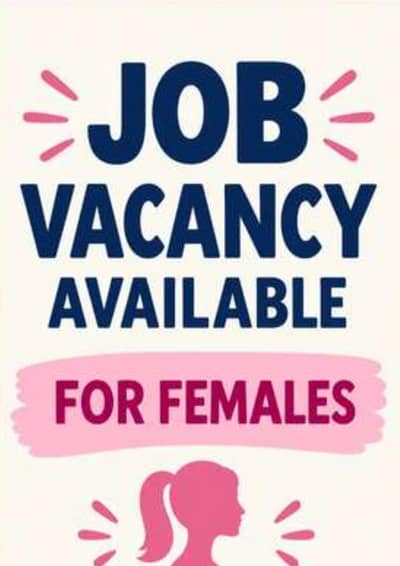 Required Female Staff - Married / Single