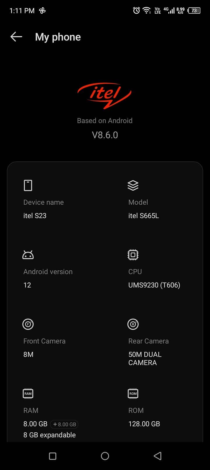 Itel S23 6