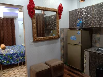 1 BED + LIVING FURNISHED APARTMENT FOR RENT H3 Johar Town