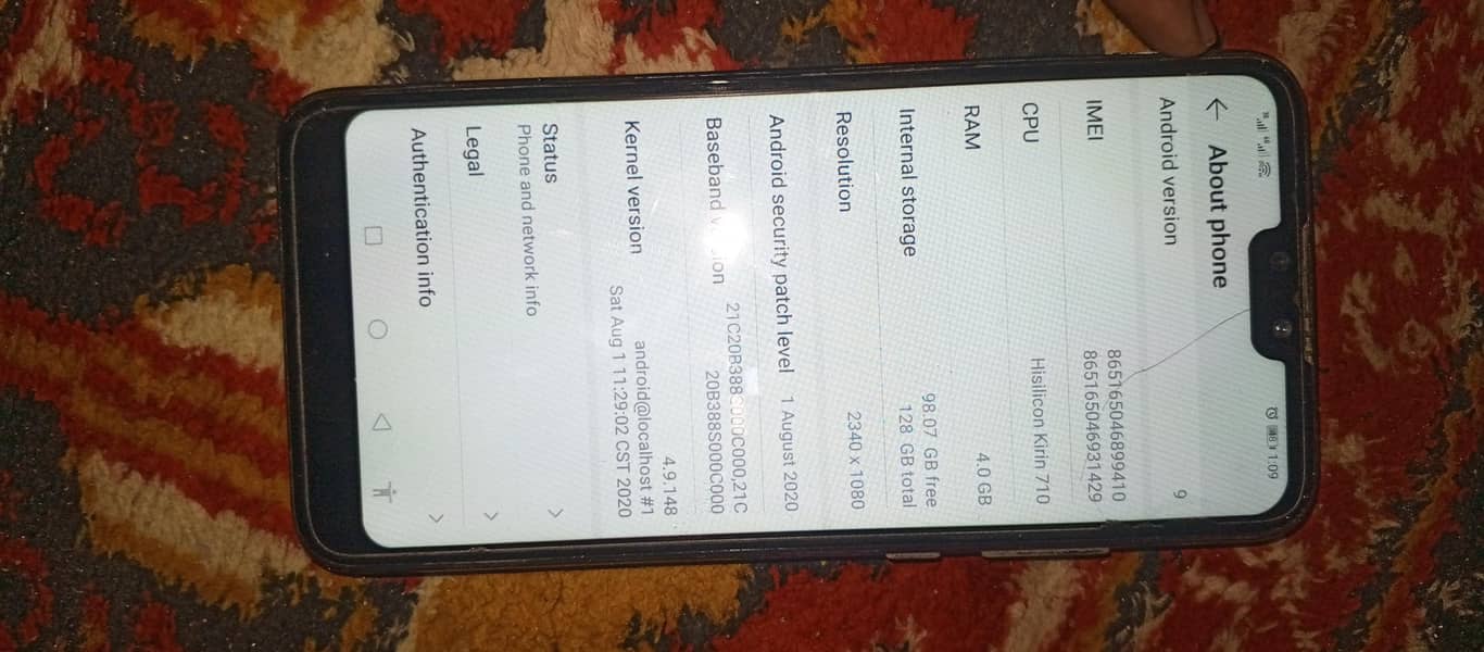 Huawei y9 1