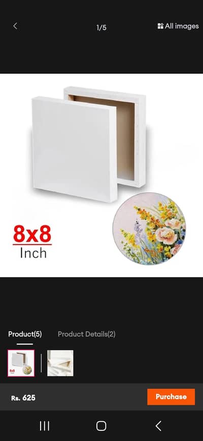 panting canvas 4×4 6×6 12×12