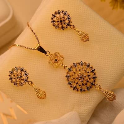 gold plated jewellery sone ka Pani cold copy ring earrings