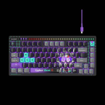 AT75 Alpha Optical Switch Mechanical Keyboard – Cypher Ghost