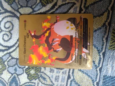 two Golden Pokemon card